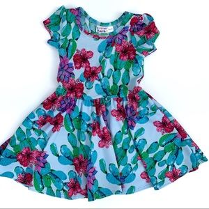 EUC Dot Dot Smile Cactus Baby Toddler Dress 12-24m